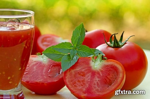 Collection of tomato juice and tomato vegetable 25 HQ Jpeg