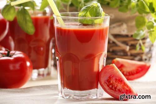 Collection of tomato juice and tomato vegetable 25 HQ Jpeg