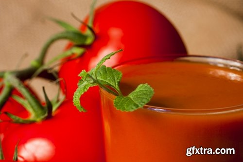 Collection of tomato juice and tomato vegetable 25 HQ Jpeg