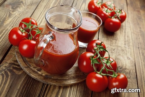 Collection of tomato juice and tomato vegetable 25 HQ Jpeg