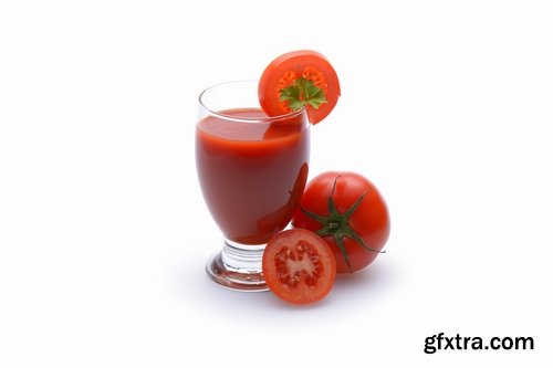 Collection of tomato juice and tomato vegetable 25 HQ Jpeg