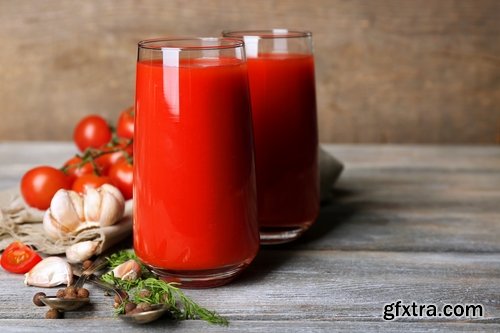 Collection of tomato juice and tomato vegetable 25 HQ Jpeg