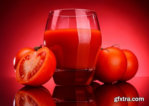 Collection of tomato juice and tomato vegetable 25 HQ Jpeg