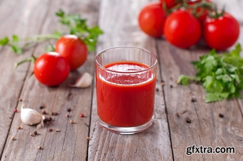 Collection of tomato juice and tomato vegetable 25 HQ Jpeg