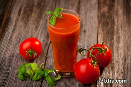 Collection of tomato juice and tomato vegetable 25 HQ Jpeg