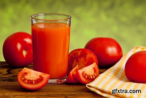 Collection of tomato juice and tomato vegetable 25 HQ Jpeg