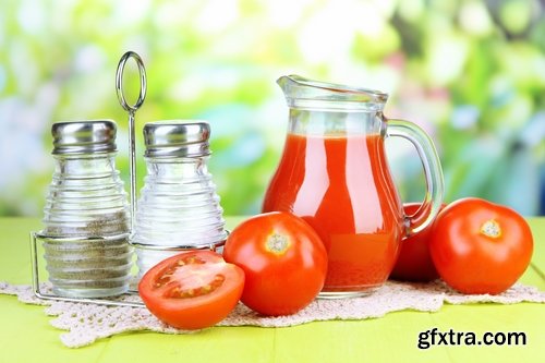 Collection of tomato juice and tomato vegetable 25 HQ Jpeg