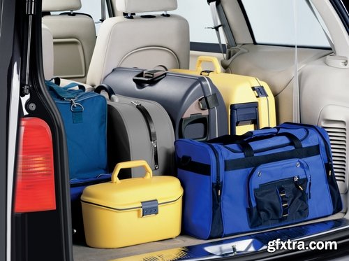 Collection of car trip luggage suitcase motorhome camping 25 HQ Jpeg