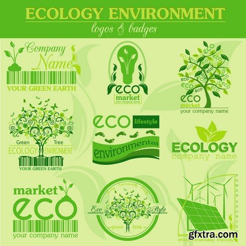 Stock Vectors - Ecology infographic template 5, 25xEPS