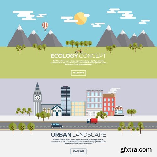 Stock Vectors - Ecology infographic template 5, 25xEPS