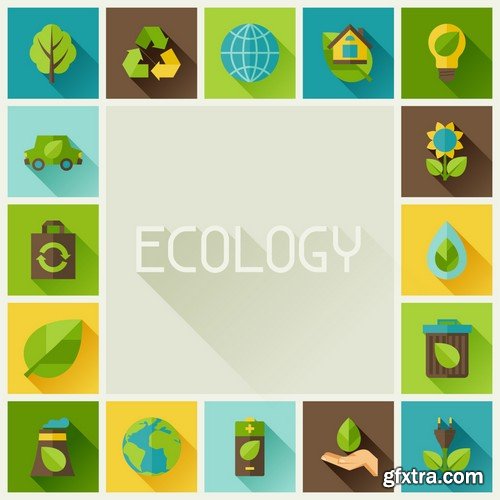 Stock Vectors - Ecology infographic template 5, 25xEPS