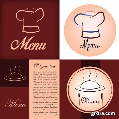 Stock Vectors - Menu Mix 13, 25xEPS