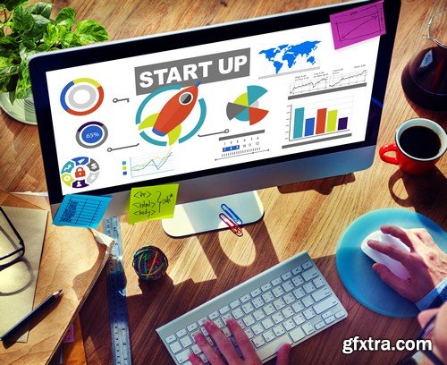 Stock Photos - Start up, 25xJPG