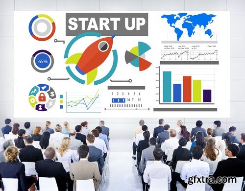 Stock Photos - Start up, 25xJPG