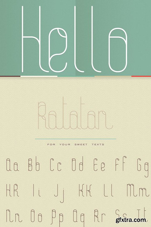 Ratatan Font Family 39$