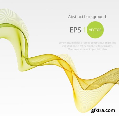 Vector - Abstract Color Wave Design Element