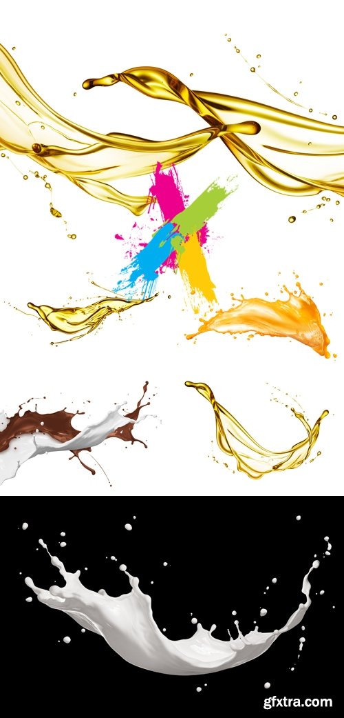 Stock Photo - Various Splashes