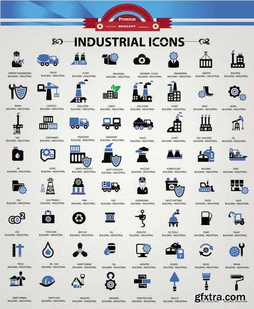 Stock Vector - Different Concepts Mega Icon Set, 25EPS