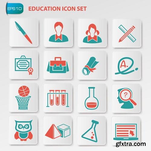 Stock Vector - Different Concepts Mega Icon Set, 25EPS