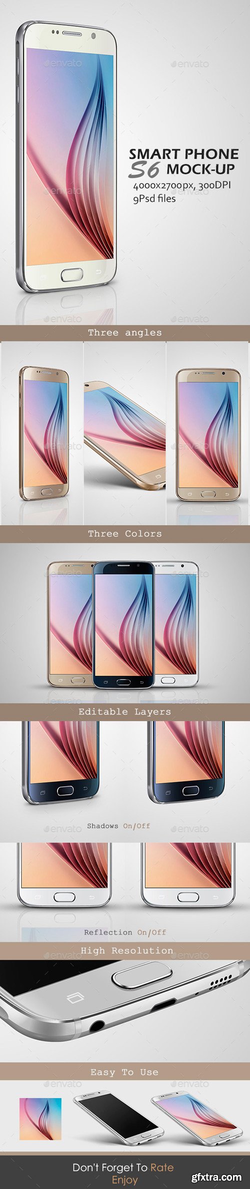 GR - Smartphone s6 Mock-up