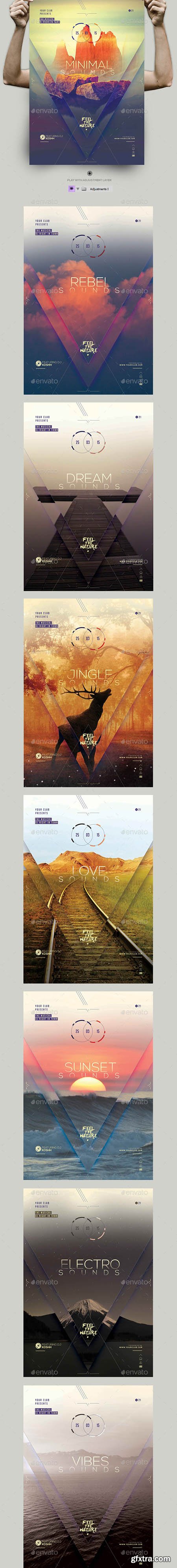 GraphicRiver - Minimal Party Template PSD Flyer/ Poster 10741412