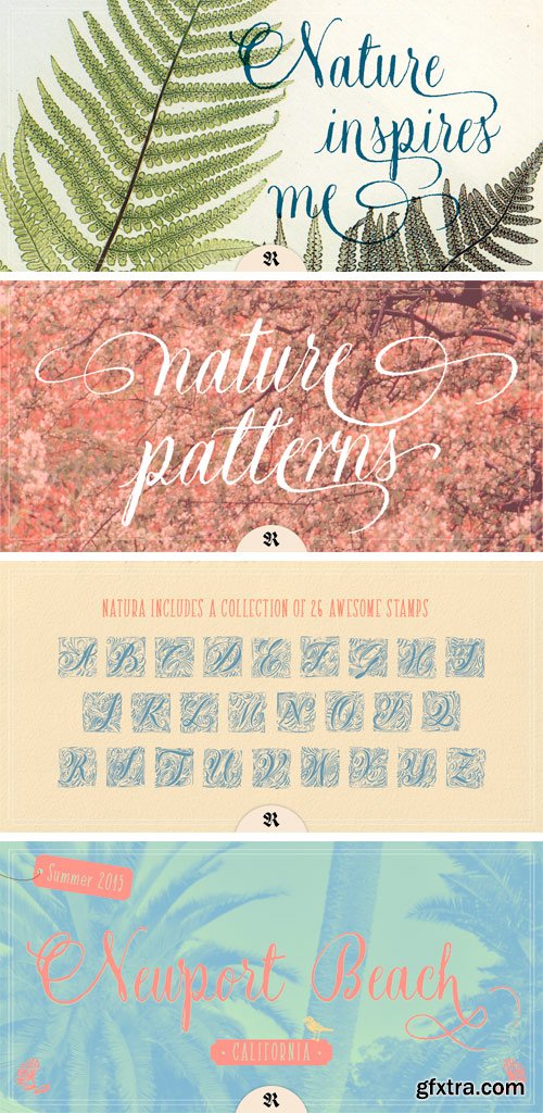 Natura Font Family