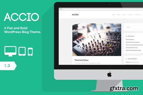 CreativeMarket - Accio v1.0 - Flat WordPress Blog Theme