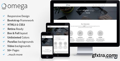 ThemeForest - Omega v1.2.1 - Multi Purpose Bootstrap HTML Template - FULL