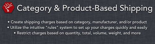 Category & Product-Based Shipping v200.2 - Extension For OpenCart