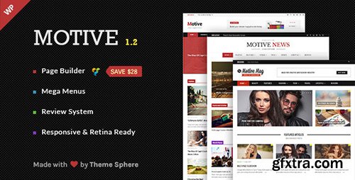 ThemeForest - Motive v1.2.1 - Magazine, News, Blog WordPress Theme