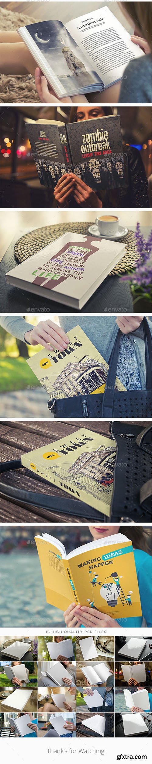 GraphicRiver: Book Mock-Up Bundle 1093853