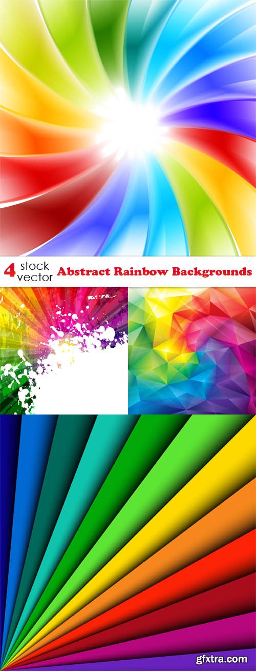 Vectors - Abstract Rainbow Backgrounds