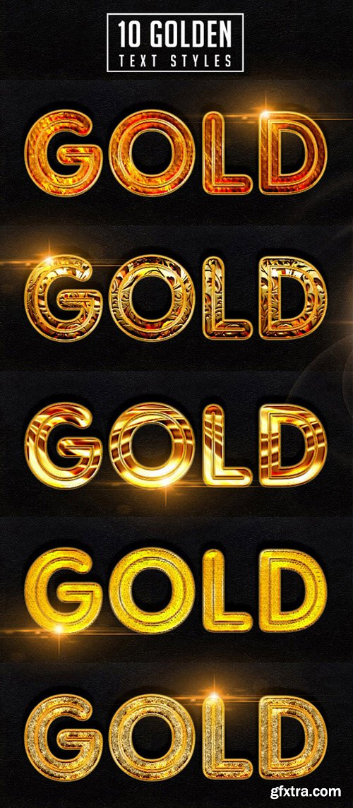 10 Golden Photoshop Styles