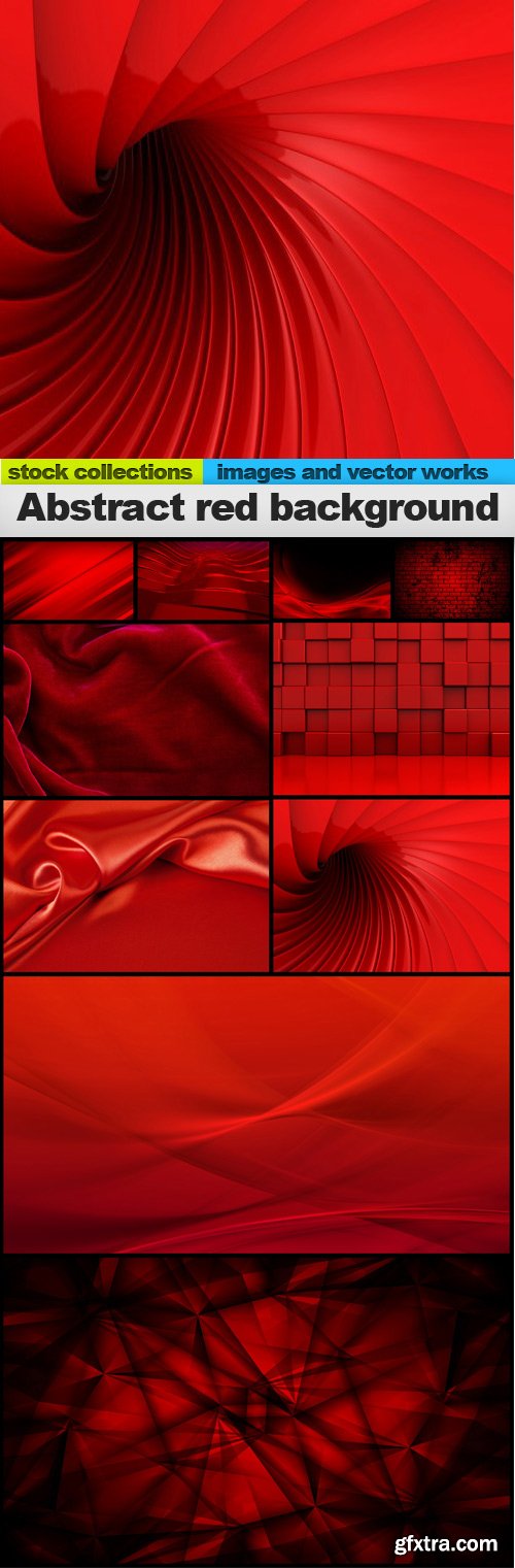 Abstract red background, 10 x UHQ JPEG