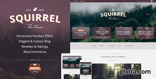 ThemeForest - Squirrel v1.0 - A Responsive WordPress Blog Theme