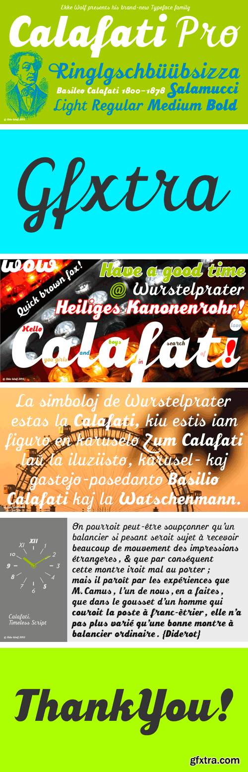 Calafati Pro Font Family