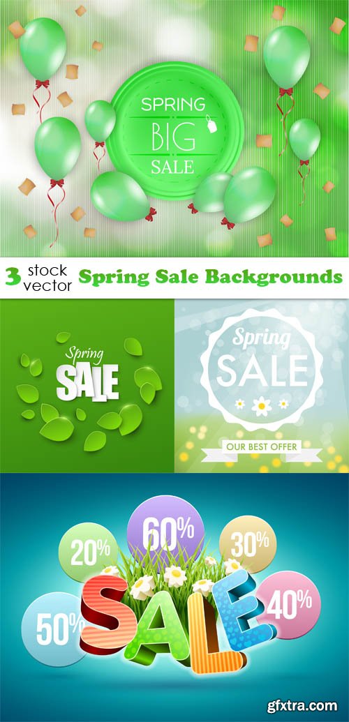 Vectors - Spring Sale Backgrounds