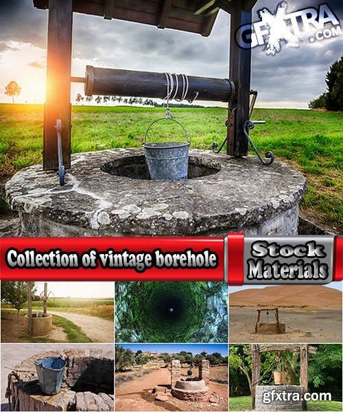 Collection of vintage borehole drilled hole 25 HQ Jpeg