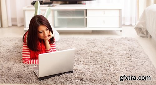 Collection of a beautiful girl on a rug floor carpet flooring 25 HQ Jpeg