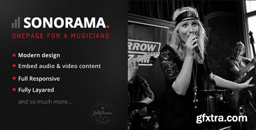 ThemeForest - Sonorama v1.2 - Onepage Music Template - FULL