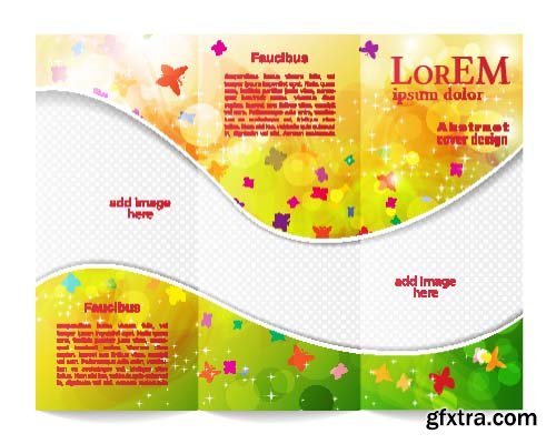 Colorful pattern booklet 15x EPS