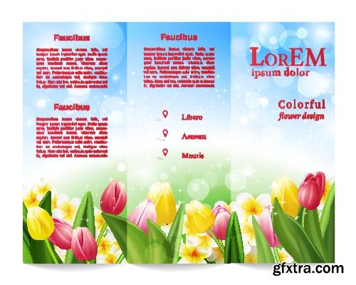 Colorful pattern booklet 15x EPS