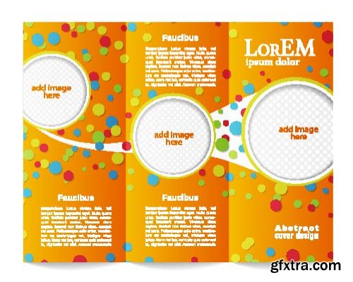 Colorful pattern booklet 15x EPS