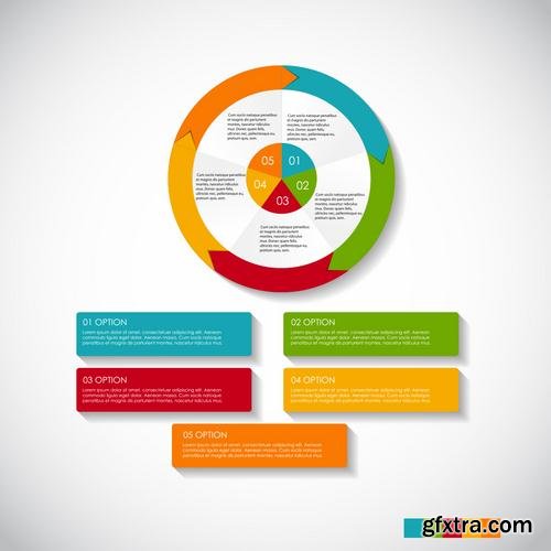 Stock Vector - Infographic Templates for Business, 55EPS