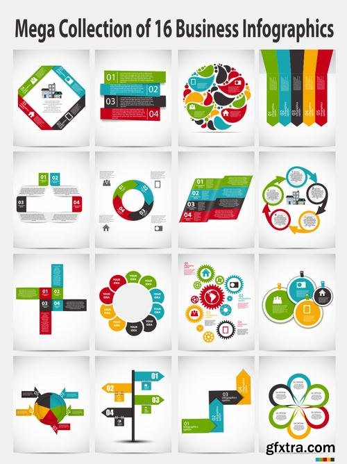 Stock Vector - Infographic Templates for Business, 55EPS