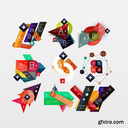 Stock Vector - Modern Business Infographic Templates , 60EPS