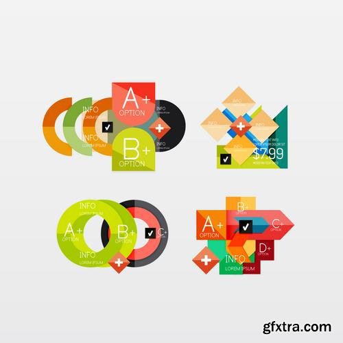 Stock Vector - Modern Business Infographic Templates , 60EPS