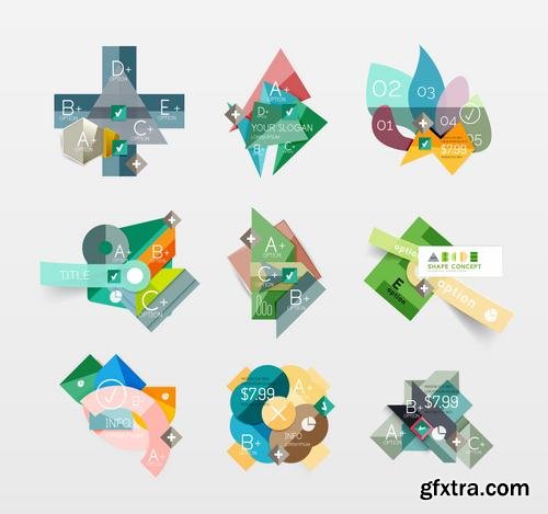 Stock Vector - Modern Business Infographic Templates , 60EPS