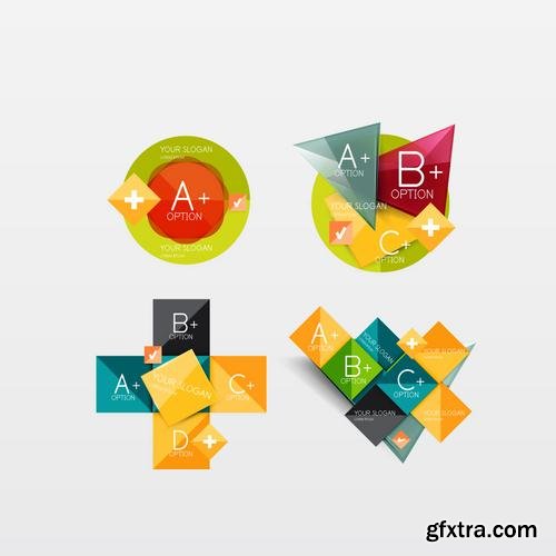 Stock Vector - Modern Business Infographic Templates , 60EPS