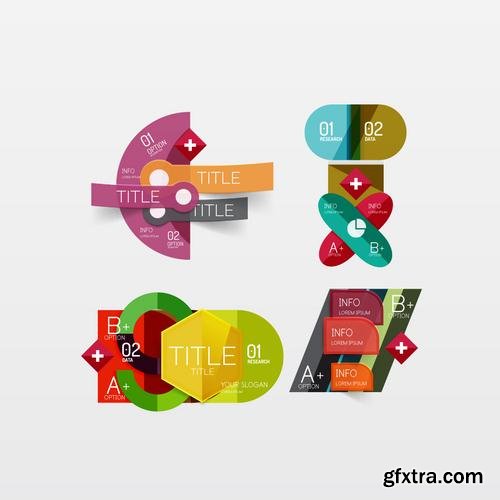 Stock Vector - Modern Business Infographic Templates , 60EPS